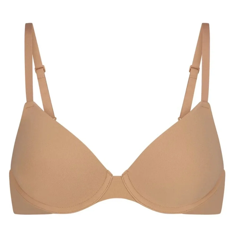 Skims Fits Everybody T-Shirt Demi Bra, Ochre,‎ 32C